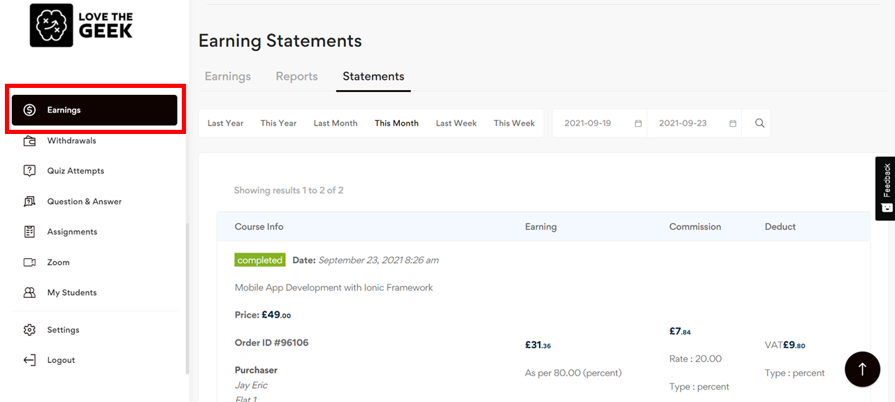 Earning-Statements
